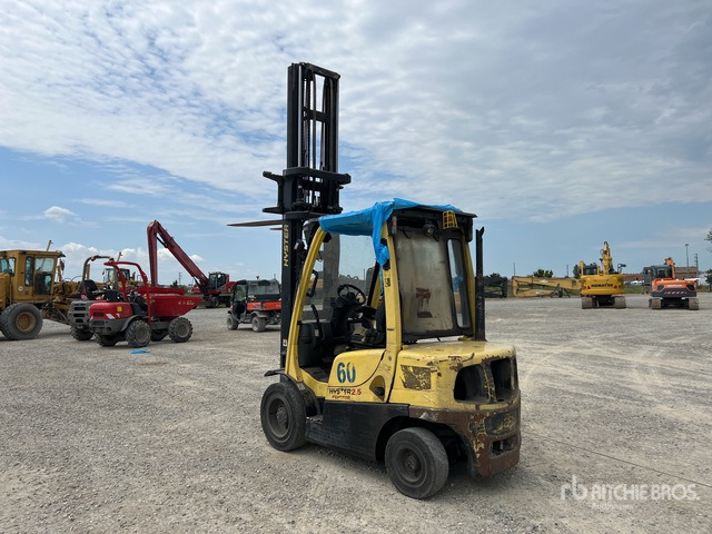 2008 Hyster H25FT 2500 kg Forklift - Villás targonca: 3 kép. 2008 Hyster H25FT 2500 kg Forklift - Villás targonca: 3 kép.