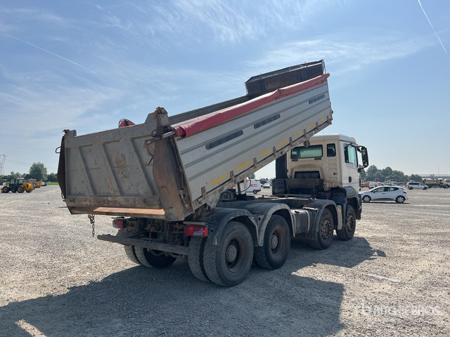 2008 MAN TGS35.440 8x4 Tri/A Dump Truck - Szárzúzó/ Mulcsozó: 4 kép. 2008 MAN TGS35.440 8x4 Tri/A Dump Truck - Szárzúzó/ Mulcsozó: 4 kép.