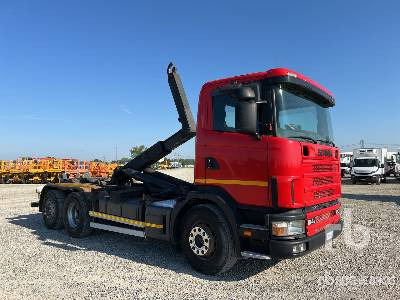 SCANIA 124L420 6x2 - Horgos rakodó teherautó: 5 kép. SCANIA 124L420 6x2 - Horgos rakodó teherautó: 5 kép.