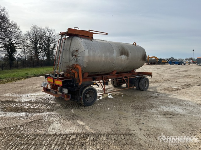 1988 Secmair Original 9500 gal Remorque Citerne A Bitume Asphalt Tank Trailer - Tartályos pótkocsi: 3 kép. 1988 Secmair Original 9500 gal Remorque Citerne A Bitume Asphalt Tank Trailer - Tartályos pótkocsi: 3 kép.