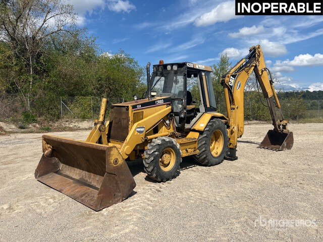 1995 Cat 428B 4x4 Chargeuse Pelleteuse 4x4 (I ... Backhoe Loader - Kotrórakodó: 1 kép. 1995 Cat 428B 4x4 Chargeuse Pelleteuse 4x4 (I ... Backhoe Loader - Kotrórakodó: 1 kép.