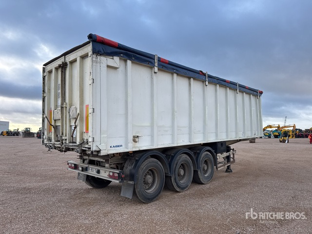 2002 Robuste Kaiser S3803C Semi-Remorque Benne 3 Essieux End Dump Trailer - Félpótkocsi billenőplatós: 4 kép. 2002 Robuste Kaiser S3803C Semi-Remorque Benne 3 Essieux End Dump Trailer - Félpótkocsi billenőplatós: 4 kép.