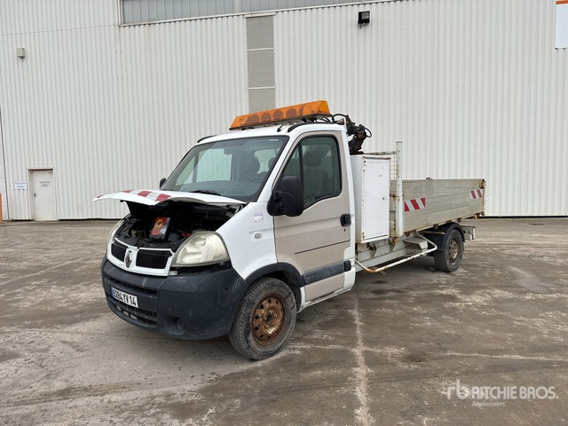 2006 Renault Master dCi 120 2014 HMF 152T2 12V 830 kg on 4x ... Dump Truck with Crane - Billenőplatós teherautó: 2 kép. 2006 Renault Master dCi 120 2014 HMF 152T2 12V 830 kg on 4x ... Dump Truck with Crane - Billenőplatós teherautó: 2 kép.