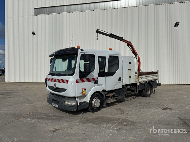 2008 Renault Midlum 220DXi 2008 Palfinger PK2700A on 4x2 C ... Flatbed Truck with Crane - Platós teherautó, Darus autó: 3 kép. 2008 Renault Midlum 220DXi 2008 Palfinger PK2700A on 4x2 C ... Flatbed Truck with Crane - Platós teherautó, Darus autó: 3 kép.