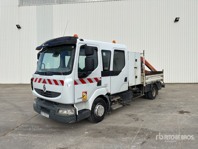 2008 Renault Midlum 220DXi 2008 Palfinger PK2700A on 4x2 C ... Flatbed Truck with Crane - Platós teherautó, Darus autó: 1 kép. 2008 Renault Midlum 220DXi 2008 Palfinger PK2700A on 4x2 C ... Flatbed Truck with Crane - Platós teherautó, Darus autó: 1 kép.