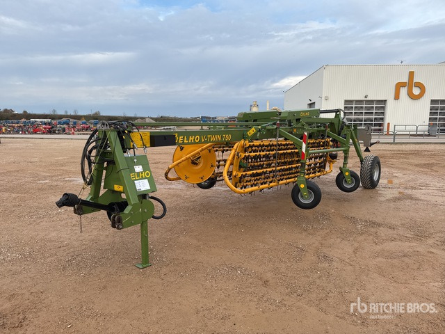2015 Elho V-Twin 750 7500 mm Semi-Mount Andaineur Hay Rake - Szénaforgató: 1 kép. 2015 Elho V-Twin 750 7500 mm Semi-Mount Andaineur Hay Rake - Szénaforgató: 1 kép.