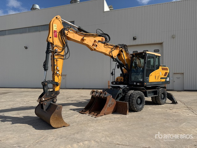 2020 Hyundai HW140 Pelle Sur Pneus Wheel Excavator - Gumikerekes kotró: 3 kép. 2020 Hyundai HW140 Pelle Sur Pneus Wheel Excavator - Gumikerekes kotró: 3 kép.