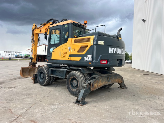 2020 Hyundai HW140 Pelle Sur Pneus Wheel Excavator - Gumikerekes kotró: 3 kép. 2020 Hyundai HW140 Pelle Sur Pneus Wheel Excavator - Gumikerekes kotró: 3 kép.