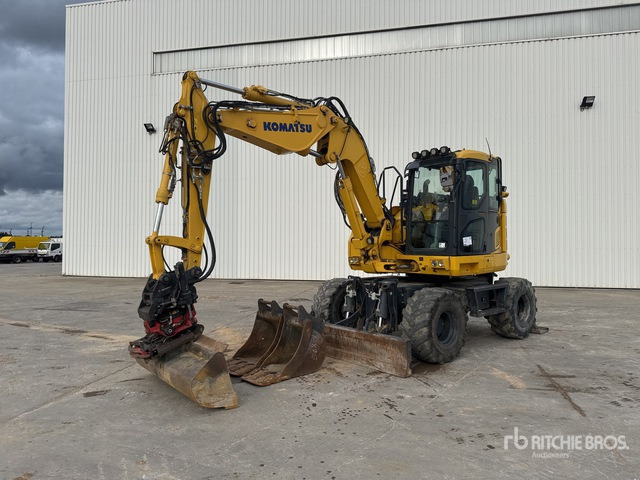 2020 Komatsu PW118MR-11 Pelle Sur Pneus Wheel Excavator - Gumikerekes kotró: 1 kép. 2020 Komatsu PW118MR-11 Pelle Sur Pneus Wheel Excavator - Gumikerekes kotró: 1 kép.