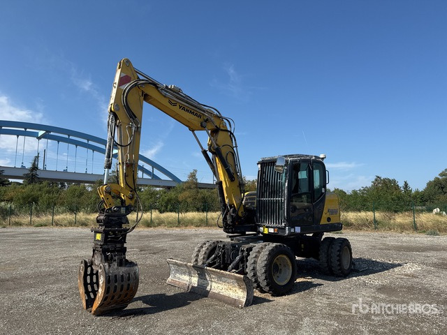 2021 Yanmar B110W Pelle Sur Pneus Wheel Excavator - Gumikerekes kotró: 1 kép. 2021 Yanmar B110W Pelle Sur Pneus Wheel Excavator - Gumikerekes kotró: 1 kép.
