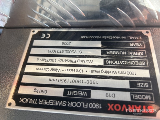 2025 STARVOX D19 Mini-Balayeuse (Non Utilise) En ... Sweeper Truck - Utcaseprő gép: 2 kép. 2025 STARVOX D19 Mini-Balayeuse (Non Utilise) En ... Sweeper Truck - Utcaseprő gép: 2 kép.