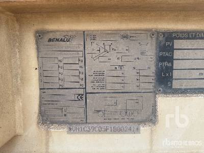 BENALU C39C05 Tri/A Semi-Remorque Benne 3 Essieux - Félpótkocsi billenőplatós: 5 kép. BENALU C39C05 Tri/A Semi-Remorque Benne 3 Essieux - Félpótkocsi billenőplatós: 5 kép.