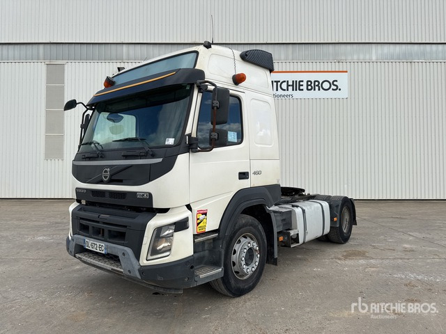 2014 Volvo FMX 460 4x2 Tracteur Routier Cabine Cou ... S/A Sleeper Truck Tractor - Nyergesvontató: 1 kép. 2014 Volvo FMX 460 4x2 Tracteur Routier Cabine Cou ... S/A Sleeper Truck Tractor - Nyergesvontató: 1 kép.