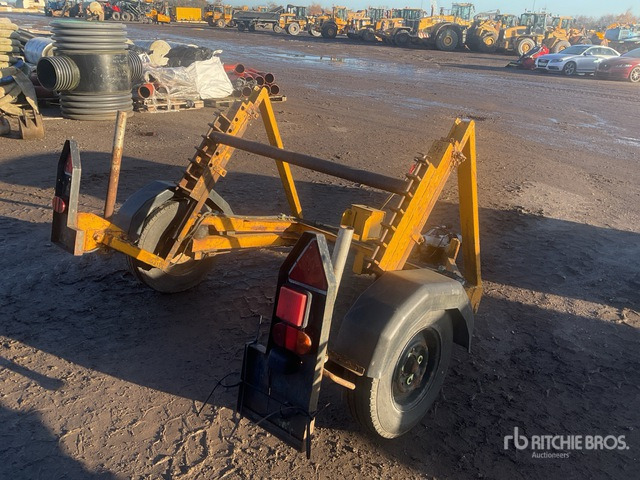 1991 CBS S/A Cable Drum Trailer :Misc. Trailer - Kábeldob szállító utánfutó: 3 kép. 1991 CBS S/A Cable Drum Trailer :Misc. Trailer - Kábeldob szállító utánfutó: 3 kép.