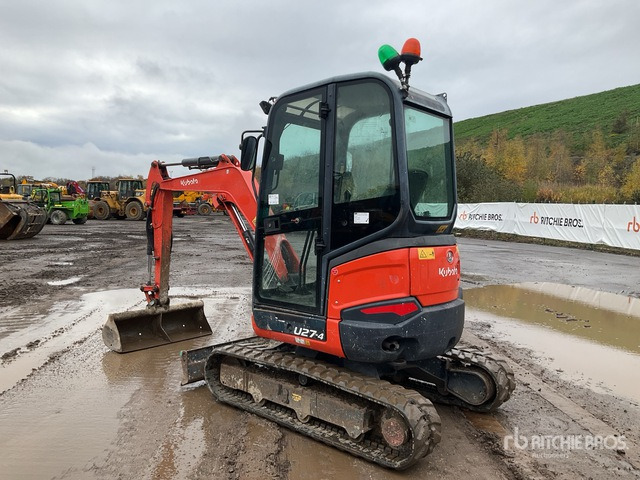 2015 Kubota U27-4 Mini Excavator: <6.6t - Minikotró: 3 kép. 2015 Kubota U27-4 Mini Excavator: <6.6t - Minikotró: 3 kép.