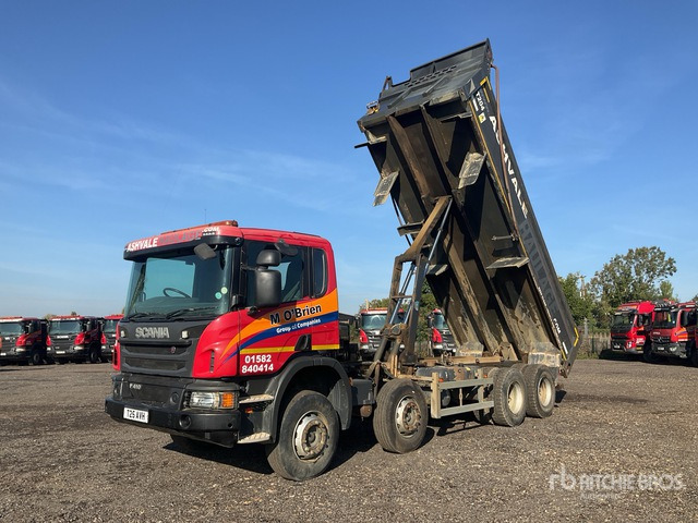 Billenőplatós teherautó 2016 Scania P410 8x4 Twin-Steer Tri/A Dump Truck: 1 kép.