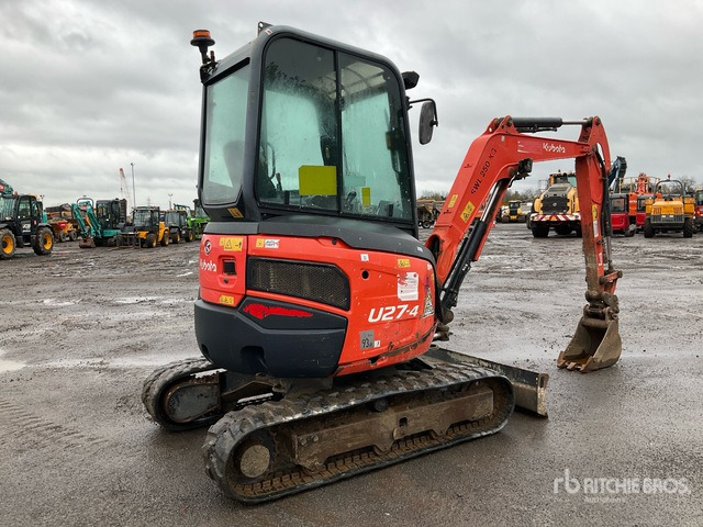 2018 Kubota U27-4 Mini Excavator: <6.6t - Minikotró: 4 kép. 2018 Kubota U27-4 Mini Excavator: <6.6t - Minikotró: 4 kép.