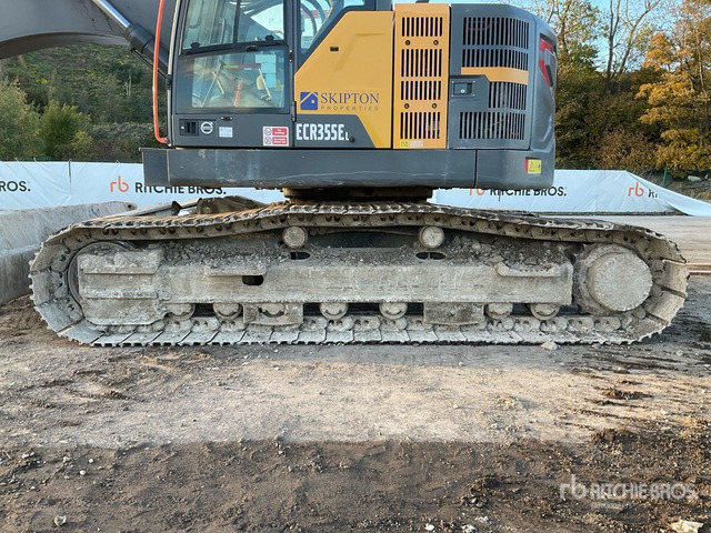 2018 Volvo ECR355EL Tracked Excavator - Lánctalpas kotró: 5 kép. 2018 Volvo ECR355EL Tracked Excavator - Lánctalpas kotró: 5 kép.