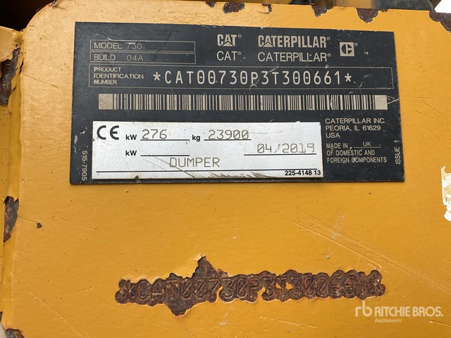 2019 Cat 730 Articulated Dump Truck - Csuklós dömper: 3 kép. 2019 Cat 730 Articulated Dump Truck - Csuklós dömper: 3 kép.