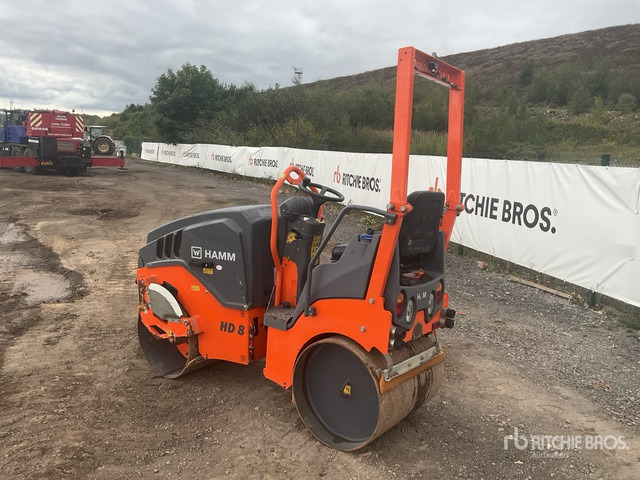 2019 Hamm HD8VV Double Drum Roller - Úthenger: 3 kép. 2019 Hamm HD8VV Double Drum Roller - Úthenger: 3 kép.