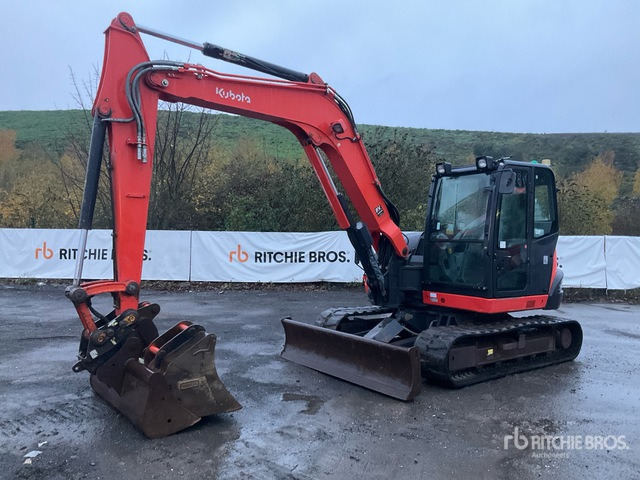 2019 Kubota KX080-4 Tracked Excavator - Lánctalpas kotró: 1 kép. 2019 Kubota KX080-4 Tracked Excavator - Lánctalpas kotró: 1 kép.