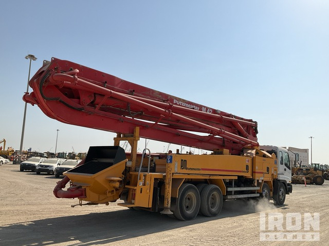 2002 Isuzu CXH50T 2003 Putzmeister M42 on 8x4 Twi ... Concrete Pump Truck - Szárzúzó/ Mulcsozó: 3 kép. 2002 Isuzu CXH50T 2003 Putzmeister M42 on 8x4 Twi ... Concrete Pump Truck - Szárzúzó/ Mulcsozó: 3 kép.