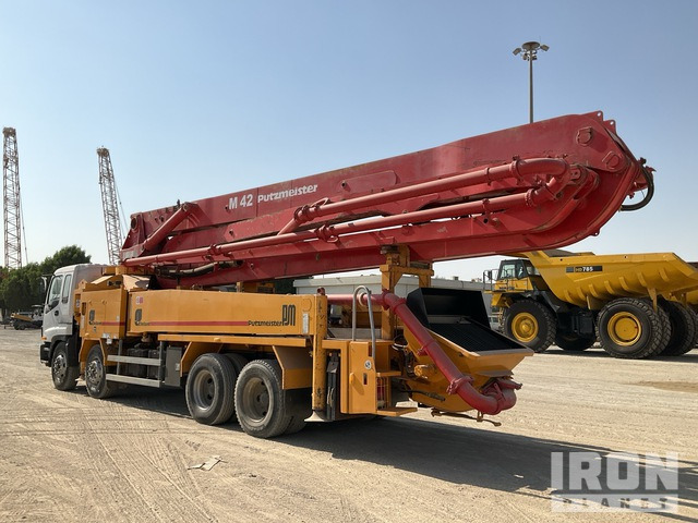 2002 Isuzu CXH50T 2003 Putzmeister M42 on 8x4 Twi ... Concrete Pump Truck - Szárzúzó/ Mulcsozó: 4 kép. 2002 Isuzu CXH50T 2003 Putzmeister M42 on 8x4 Twi ... Concrete Pump Truck - Szárzúzó/ Mulcsozó: 4 kép.
