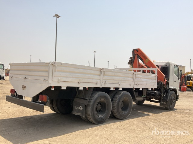 2007 Hino 500 Palfinger PK1000 4.5 ton Knuckl ... Flatbed Truck with Crane - Platós teherautó, Darus autó: 4 kép. 2007 Hino 500 Palfinger PK1000 4.5 ton Knuckl ... Flatbed Truck with Crane - Platós teherautó, Darus autó: 4 kép.