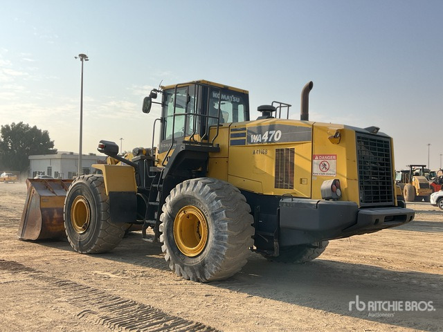 2015 Komatsu WA470-7 Wheel Loader - Gumikerekes homlokrakodó: 2 kép. 2015 Komatsu WA470-7 Wheel Loader - Gumikerekes homlokrakodó: 2 kép.
