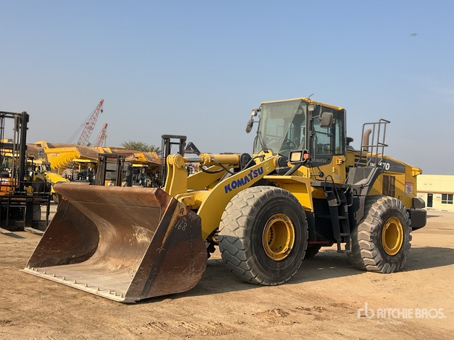 2015 Komatsu WA470-7 Wheel Loader - Gumikerekes homlokrakodó: 1 kép. 2015 Komatsu WA470-7 Wheel Loader - Gumikerekes homlokrakodó: 1 kép.