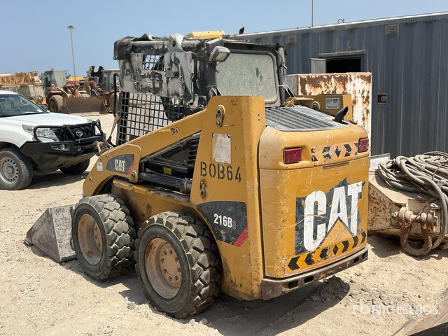 2016 Cat 216B3 (Inoperable) Skid Steer Loader - Mini homlokrakodó: 3 kép. 2016 Cat 216B3 (Inoperable) Skid Steer Loader - Mini homlokrakodó: 3 kép.