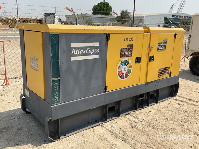 2017 Atlas Copco QAS150 150 kVA Skid-Mounted Generator Set - Áramfejlesztő: 4 kép. 2017 Atlas Copco QAS150 150 kVA Skid-Mounted Generator Set - Áramfejlesztő: 4 kép.