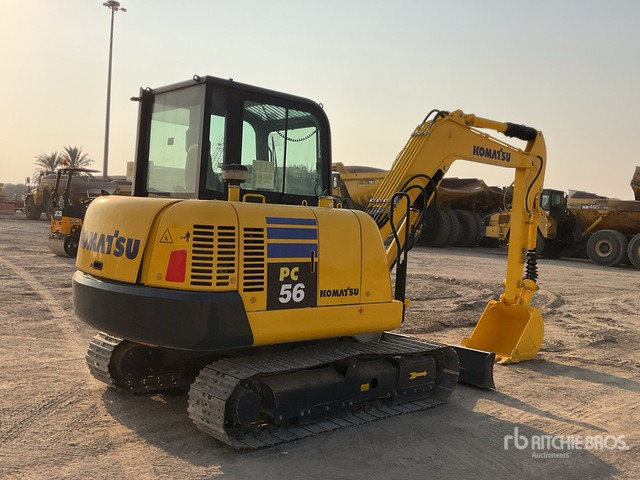 2019 Komatsu PC56-7 Mini Excavator: <6.6t - Minikotró: 3 kép. 2019 Komatsu PC56-7 Mini Excavator: <6.6t - Minikotró: 3 kép.