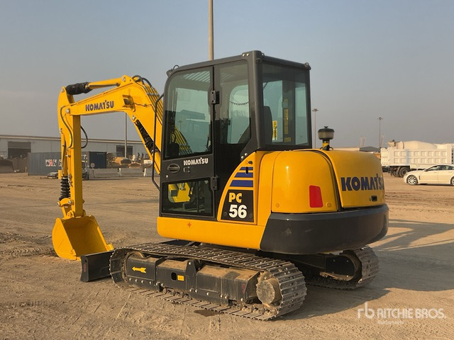 2019 Komatsu PC56-7 Mini Excavator: <6.6t - Minikotró: 2 kép. 2019 Komatsu PC56-7 Mini Excavator: <6.6t - Minikotró: 2 kép.