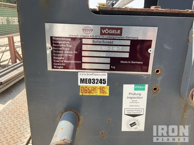 2019 Vogele Super 1800-2HD Track Asphalt Paver - Útburkológép: 5 kép. 2019 Vogele Super 1800-2HD Track Asphalt Paver - Útburkológép: 5 kép.