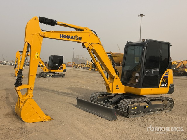 2022 Komatsu PC58-8 Mini Excavator: <6.6t - Minikotró: 1 kép. 2022 Komatsu PC58-8 Mini Excavator: <6.6t - Minikotró: 1 kép.