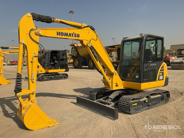 2022 Komatsu PC58-8 Mini Excavator: <6.6t - Minikotró: 1 kép. 2022 Komatsu PC58-8 Mini Excavator: <6.6t - Minikotró: 1 kép.