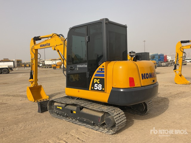 2022 Komatsu PC58-8 Mini Excavator: <6.6t - Minikotró: 3 kép. 2022 Komatsu PC58-8 Mini Excavator: <6.6t - Minikotró: 3 kép.