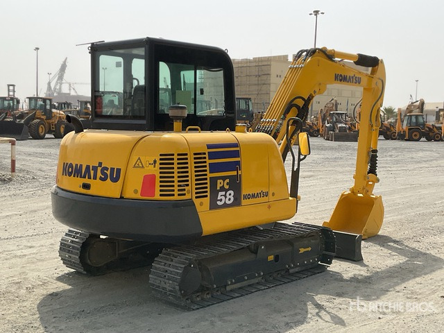 2022 Komatsu PC58-8 Mini Excavator: <6.6t - Minikotró: 3 kép. 2022 Komatsu PC58-8 Mini Excavator: <6.6t - Minikotró: 3 kép.