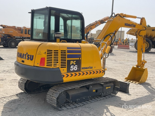 Komatsu PC56-7 - Minikotró: 3 kép. Komatsu PC56-7 - Minikotró: 3 kép.