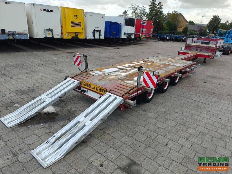 Broshuis E-2190/27 3-Assen SAF - SemiDieplader - Uitschuifbaar 4.57m - Verbreedbaar - Twistlocks - Oprijplaten - 11/2025 APK - Félpótkocsi mélybölcsős: 2 kép. Broshuis E-2190/27 3-Assen SAF - SemiDieplader - Uitschuifbaar 4.57m - Verbreedbaar - Twistlocks - Oprijplaten - 11/2025 APK - Félpótkocsi mélybölcsős: 2 kép.