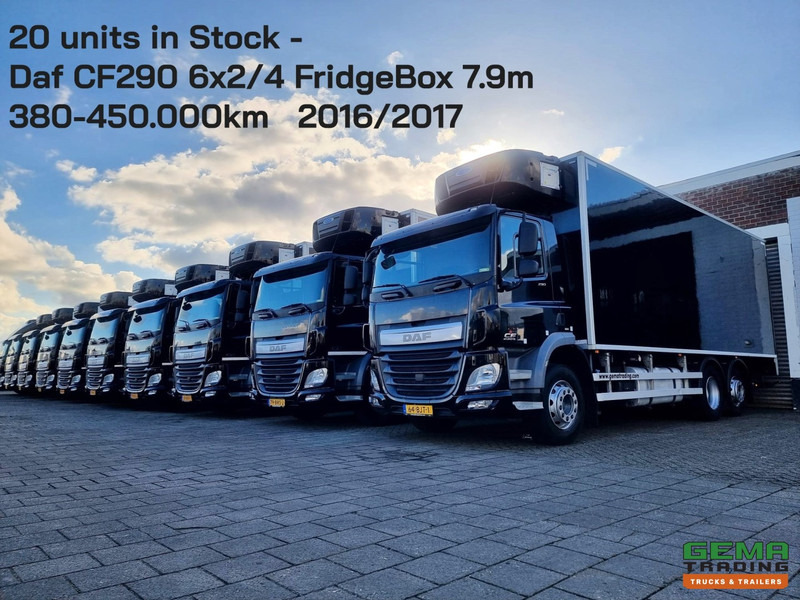 DAF CF 280 FAN 6x2/4 DagCab Euro6 - Koel-VriesBak 7.9m + Carrier Supra 1150MT + Laadklep 2000kg - 10/2025APK - Hűtős teherautó: 1 kép. DAF CF 280 FAN 6x2/4 DagCab Euro6 - Koel-VriesBak 7.9m + Carrier Supra 1150MT + Laadklep 2000kg - 10/2025APK - Hűtős teherautó: 1 kép.