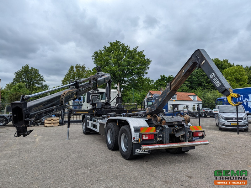 DAF CF85.410 6x4 Dagcab Euro5 EEV - Hiab Haakarm + Hiab 166E-2 DUO - Vangmuil - Horgos rakodó teherautó, Darus autó: 3 kép. DAF CF85.410 6x4 Dagcab Euro5 EEV - Hiab Haakarm + Hiab 166E-2 DUO - Vangmuil - Horgos rakodó teherautó, Darus autó: 3 kép.
