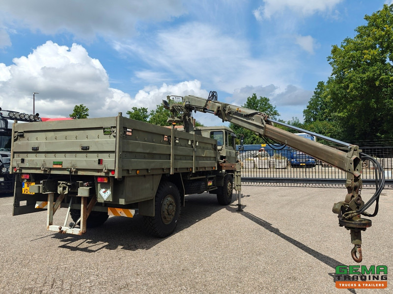 DAF YAK 4440 4x4 Dagcabine Euro0 - Open Laadbak 4.17m - Hiab 965/75 - Rotator - Ringfeder - Trekhaak - Platós teherautó, Darus autó: 2 kép. DAF YAK 4440 4x4 Dagcabine Euro0 - Open Laadbak 4.17m - Hiab 965/75 - Rotator - Ringfeder - Trekhaak - Platós teherautó, Darus autó: 2 kép.