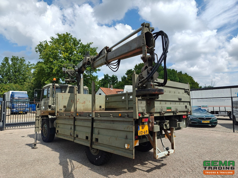 DAF YAK 4440 4x4 Dagcabine Euro0 - Open Laadbak 4.17m - Hiab 965/75 - Rotator - Ringfeder - Trekhaak - Platós teherautó, Darus autó: 3 kép. DAF YAK 4440 4x4 Dagcabine Euro0 - Open Laadbak 4.17m - Hiab 965/75 - Rotator - Ringfeder - Trekhaak - Platós teherautó, Darus autó: 3 kép.