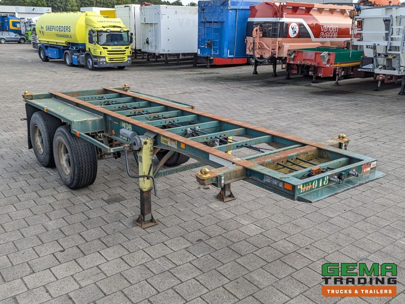 Flandria OP 20V 2A 2-Assen ROR - DrumBrakes - Steel Suspension - 20FT (O1980) - Félpótkocsi cserefelépítményes: 4 kép. Flandria OP 20V 2A 2-Assen ROR - DrumBrakes - Steel Suspension - 20FT (O1980) - Félpótkocsi cserefelépítményes: 4 kép.