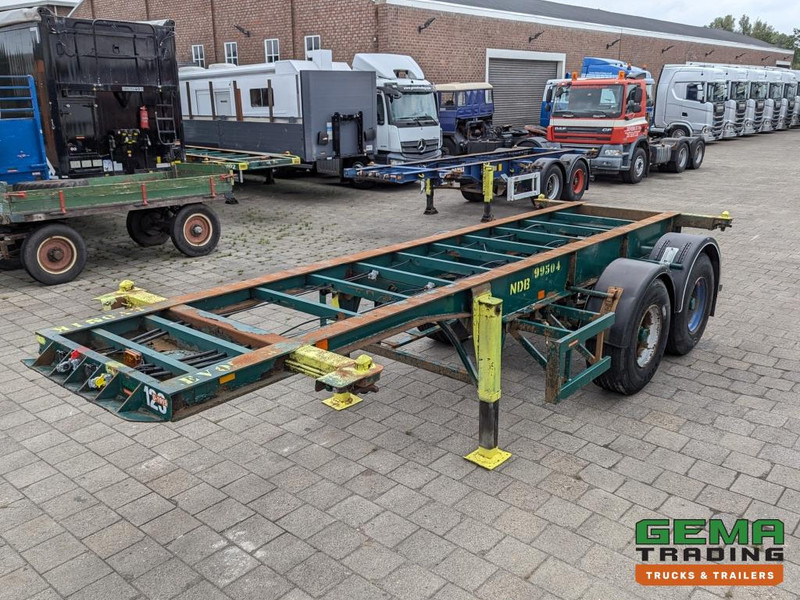Flandria OP CC 2A 2-Assen ROR DrumBrakes - Steel Suspension - 3110KG - 20FT (O1915) - Félpótkocsi cserefelépítményes: 4 kép. Flandria OP CC 2A 2-Assen ROR DrumBrakes - Steel Suspension - 3110KG - 20FT (O1915) - Félpótkocsi cserefelépítményes: 4 kép.