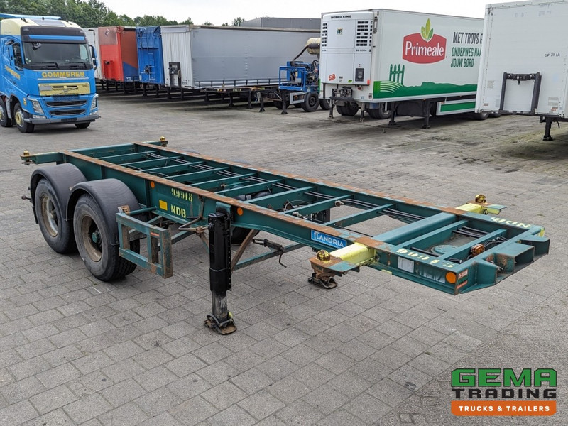 Flandria OP CC 2A 20FT 2-Assen ROR DrumBrakes - Leaf Suspension - 3120KG - 3 identical units in stock! (O1868) - Félpótkocsi cserefelépítményes: 3 kép. Flandria OP CC 2A 20FT 2-Assen ROR DrumBrakes - Leaf Suspension - 3120KG - 3 identical units in stock! (O1868) - Félpótkocsi cserefelépítményes: 3 kép.