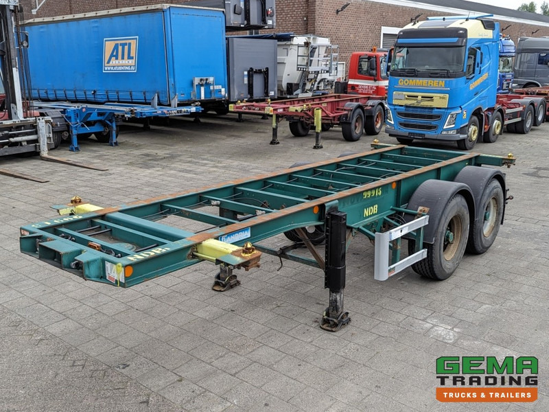 Flandria OP CC 2A 20FT 2-Assen ROR DrumBrakes - Leaf Suspension - 3120KG - 3 identical units in stock! (O1868) - Félpótkocsi cserefelépítményes: 4 kép. Flandria OP CC 2A 20FT 2-Assen ROR DrumBrakes - Leaf Suspension - 3120KG - 3 identical units in stock! (O1868) - Félpótkocsi cserefelépítményes: 4 kép.