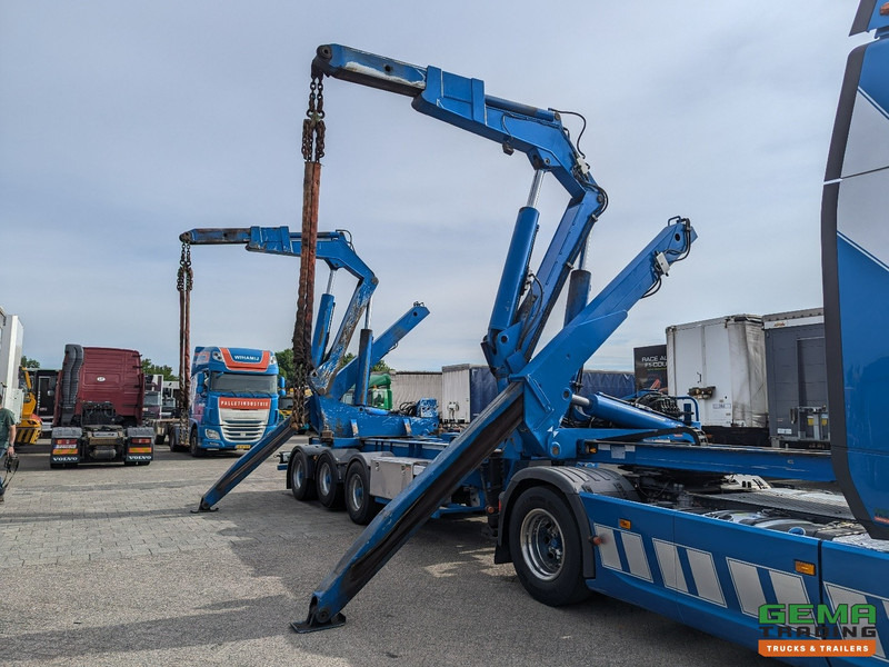 HAMMAR 151 HL 3-Assen - SideLoader36T - ContainerStacking - Gooseneck - Extended Boom - Afstandbediening - Félpótkocsi cserefelépítményes: 3 kép. HAMMAR 151 HL 3-Assen - SideLoader36T - ContainerStacking - Gooseneck - Extended Boom - Afstandbediening - Félpótkocsi cserefelépítményes: 3 kép.